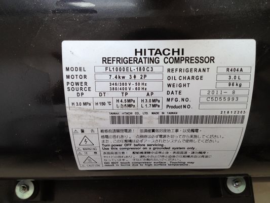 คอมเพรสเซอร์สโครลล์แนวนอน Hitachi สีดำ รุ่นใหม่ FL1000EL-180C3